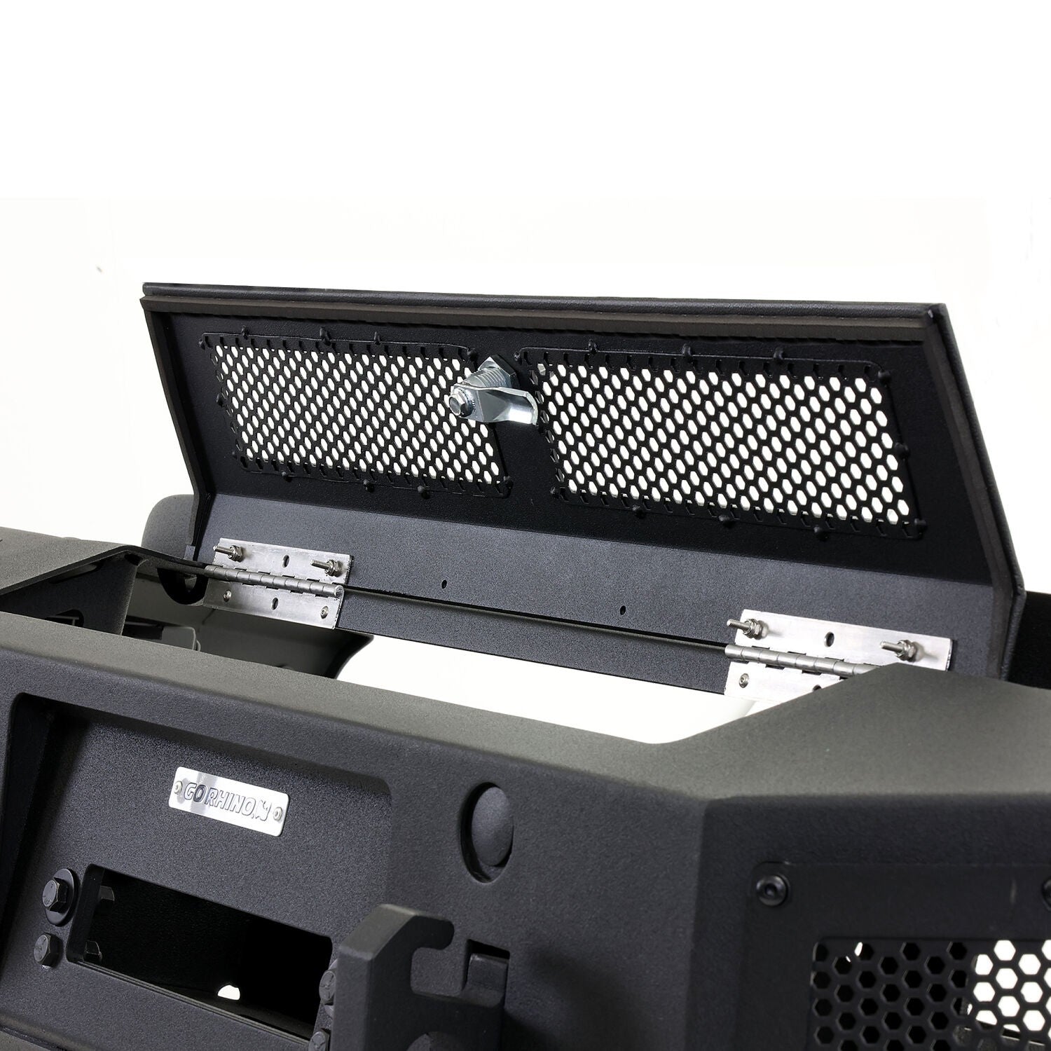 BR6 Winch Ready Front Bumper for Ford F 150 Textured Black 2021-2023 Ford F-150 Go Rhino