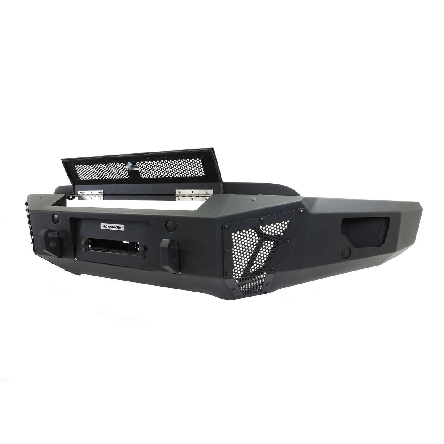 BR6 Winch Ready Front Bumper for Ford F 150 Textured Black 2021-2023 Ford F-150 Go Rhino