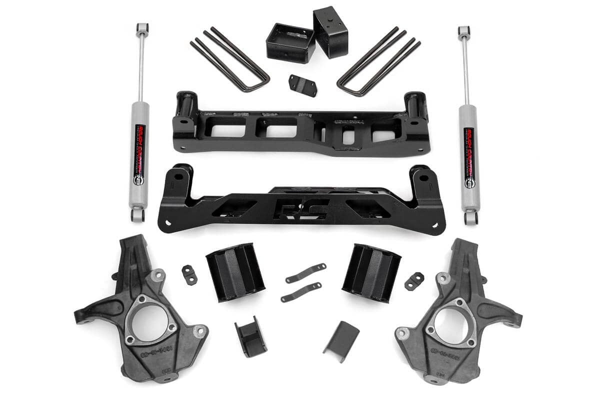 5 Inch Lift Kit Alum/Stamp Steel Silverado/Sierra 1500 2WD (14-18 & Classic) Rough Country