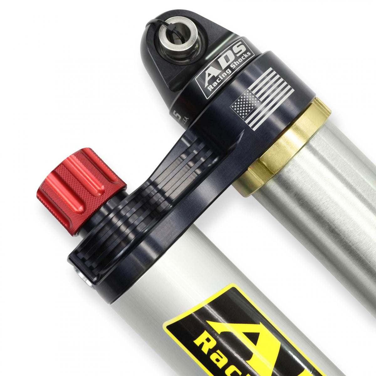 2013-2024 Ram 2500 Direct Fit 2.5 inch Adjustable Piggyback Race Shocks Rear 18.653 Inch Collapsed 28.65 Inch Extended ADS Shocks