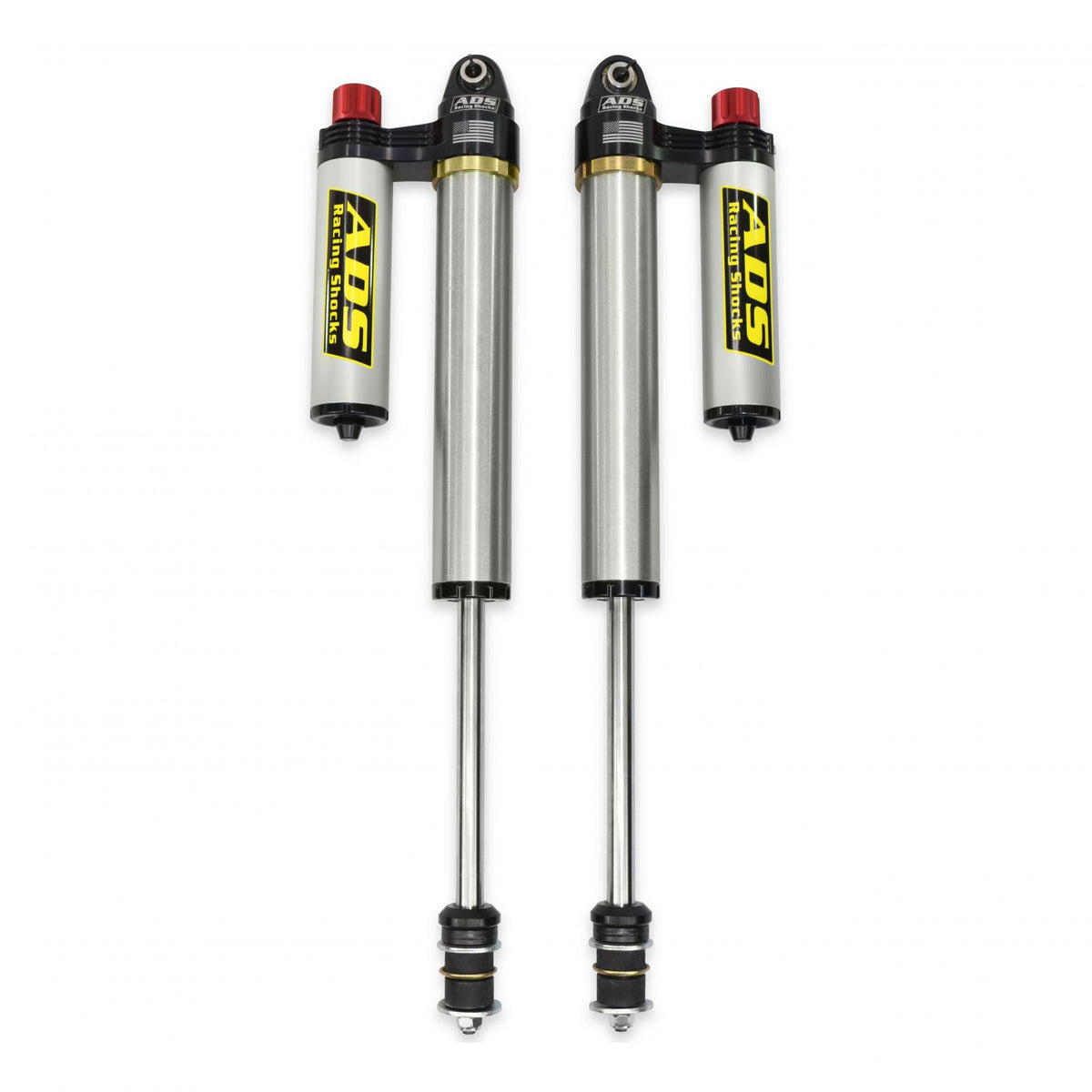2013-2024 Ram 2500 Direct Fit 2.5 inch Adjustable Piggyback Race Shocks Rear 18.653 Inch Collapsed 28.65 Inch Extended ADS Shocks