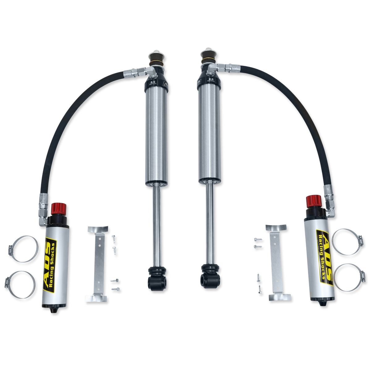 2003-2024 Toyota 4Runner 2007-2014 Toyota Fj Cruiser Direct Fit 2.5 inch Adjustable Reservoir Race Shocks Rear Fits Vehicles With 0-2 (in) Rear Lift, Without X-Reas Suspension) ADS Shocks
