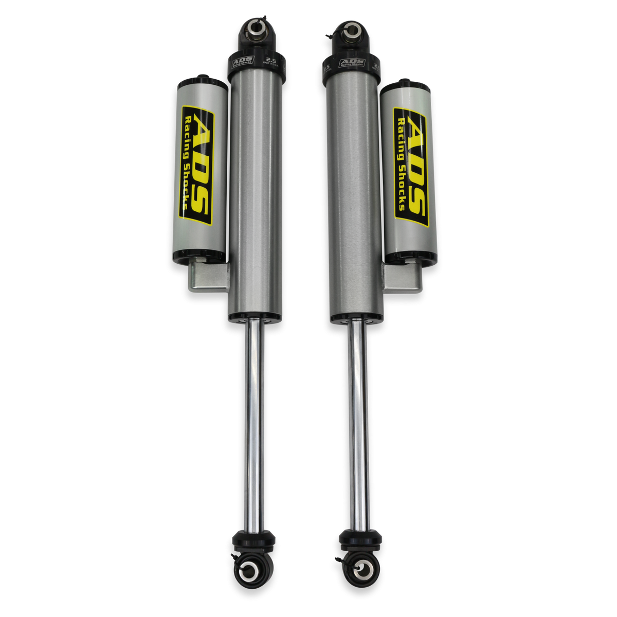 2019 Chevrolet Silverado 1500 2007-2018 Chevrolet Silverado 1500 and More Direct Fit 2.5 inch Piggyback Race Shocks Rear 15.21 Inch Collapsed 25.225 Inch Extended ADS Shocks