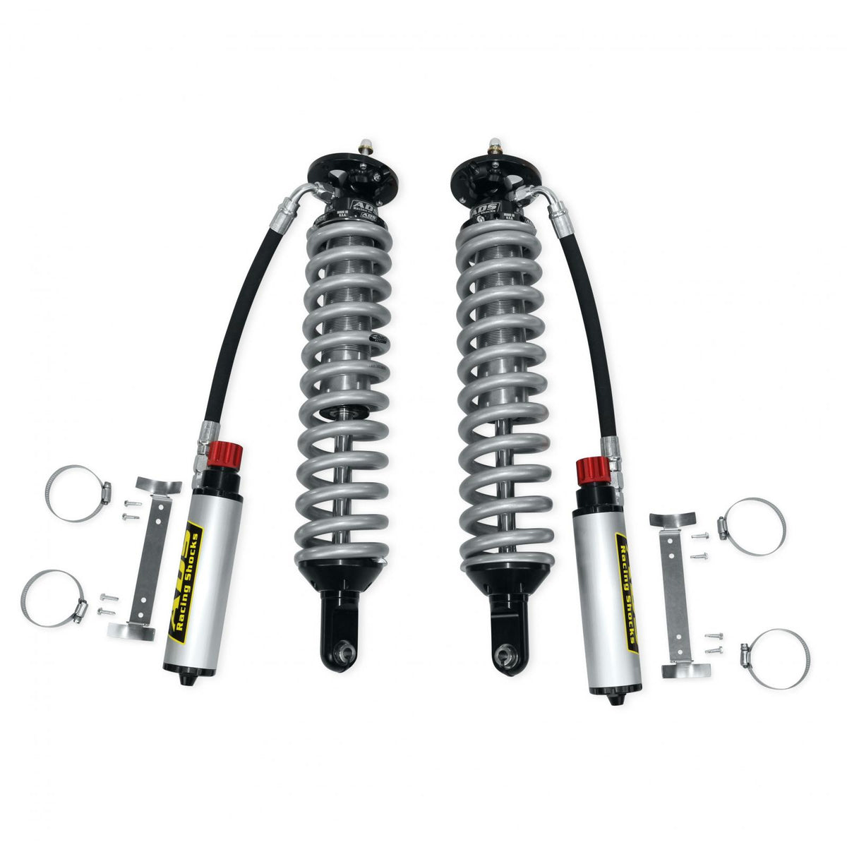 2005-2023 Toyota Tacoma Direct Fit 2.5 inch Long Travel Adjustable Reservoir Race Coilovers Front 16.5 Inch Collapsed 24.5 Inch Extended ADS Shocks
