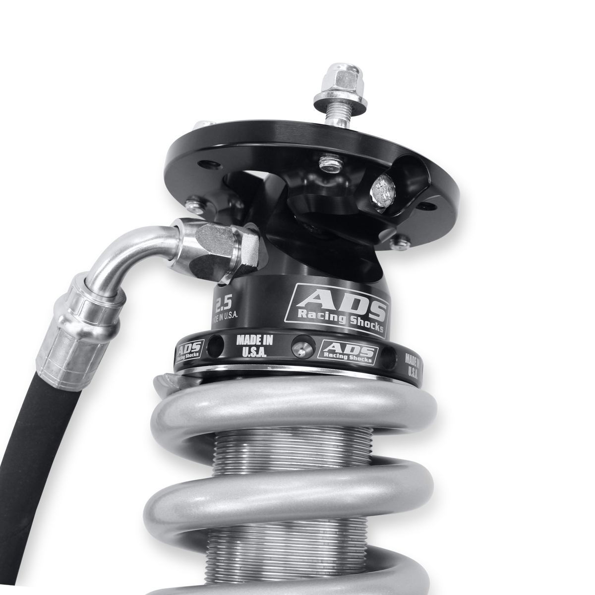 2005-2023 Toyota Tacoma Direct Fit 2.5 inch Long Travel Adjustable Reservoir Race Coilovers Front 16.5 Inch Collapsed 24.5 Inch Extended ADS Shocks