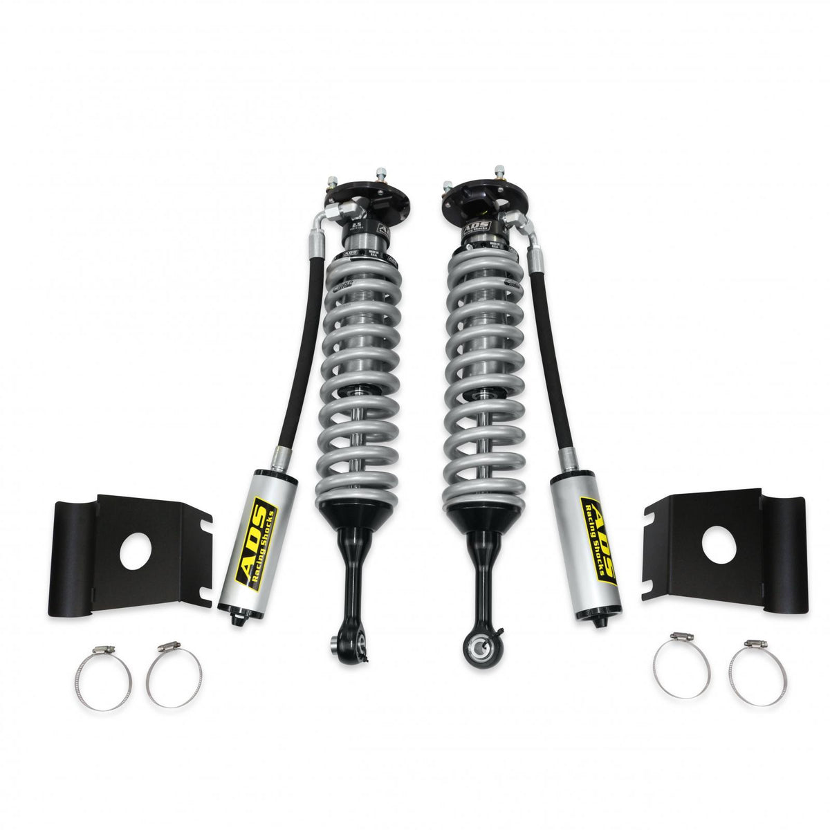 2024-2025 Toyota Tacoma Direct Fit 2.5 inch Reservoir Race Coilovers Front Provides 1-2.5 (in) Front Lift, With 500 (lb/in) Springs ADS Shocks