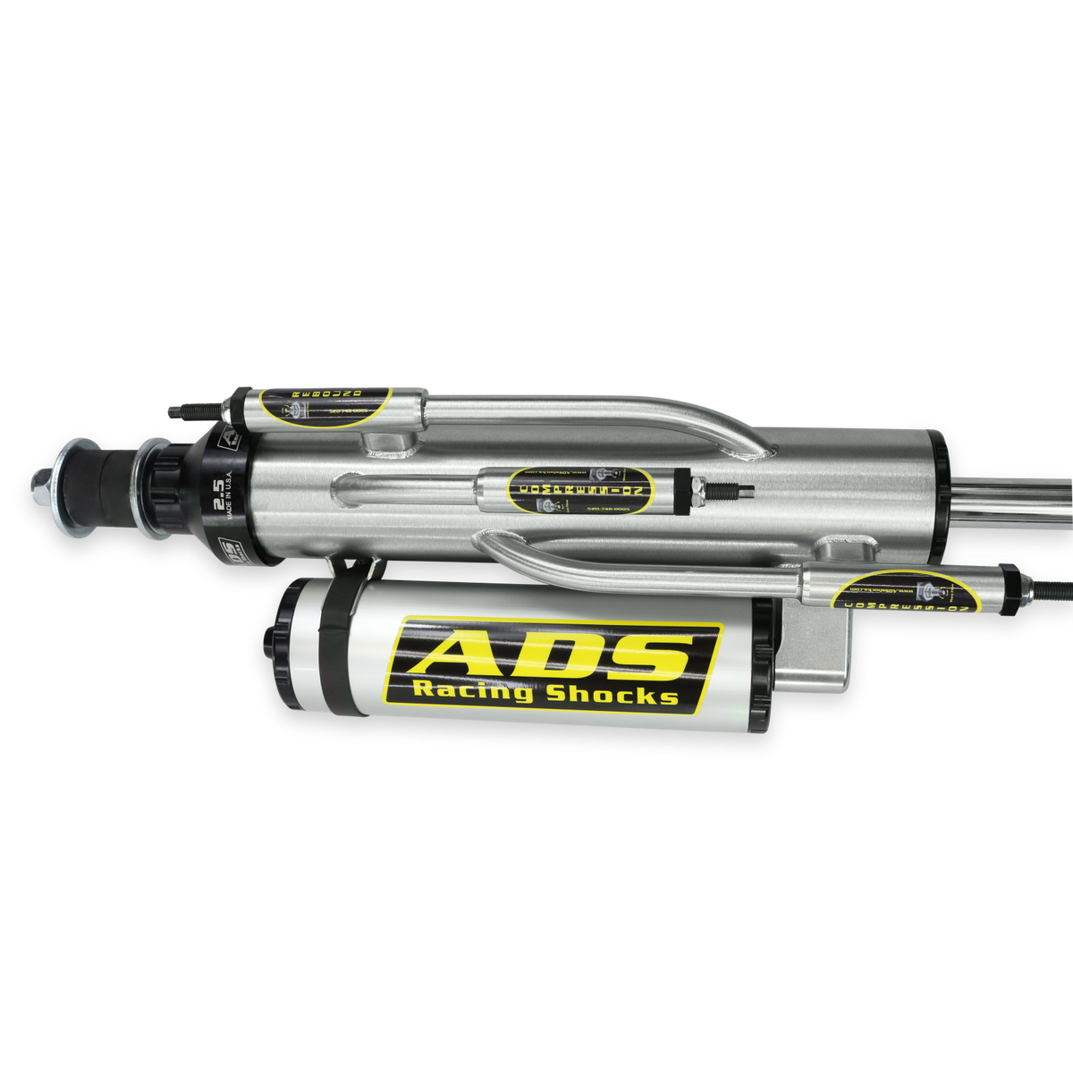 2005-2023 Toyota Tacoma Direct Fit 2.5 inch 3-Tube Bypass Reservoir Race Shocks Rear 16.066 Inch Collapsed 26.081 Inch Extended ADS Shocks
