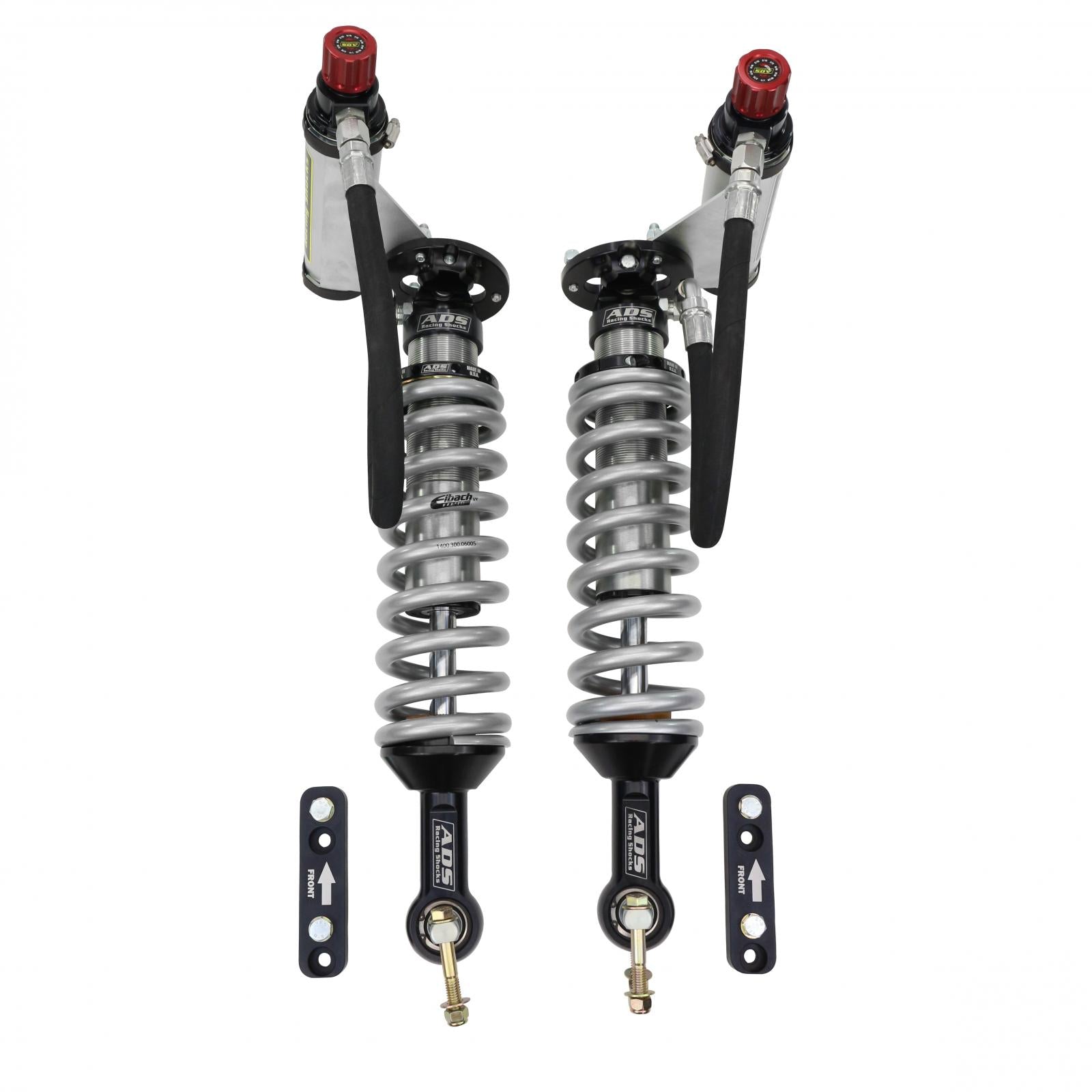 2017-2022 Chevrolet Colorado ZR2 Direct Fit 2.5 inch Adjustable Reservoir Race Coilovers Front 17.25 Inch Collapsed 22.269 Inch Extended With 700 (lb/in) Springs ADS Shocks