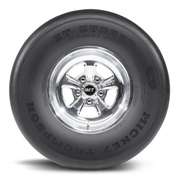 ET Street Radial Pro 15.0 Inch P315/60R15 Black Sidewall Racing Radial Tire Mickey Thompson