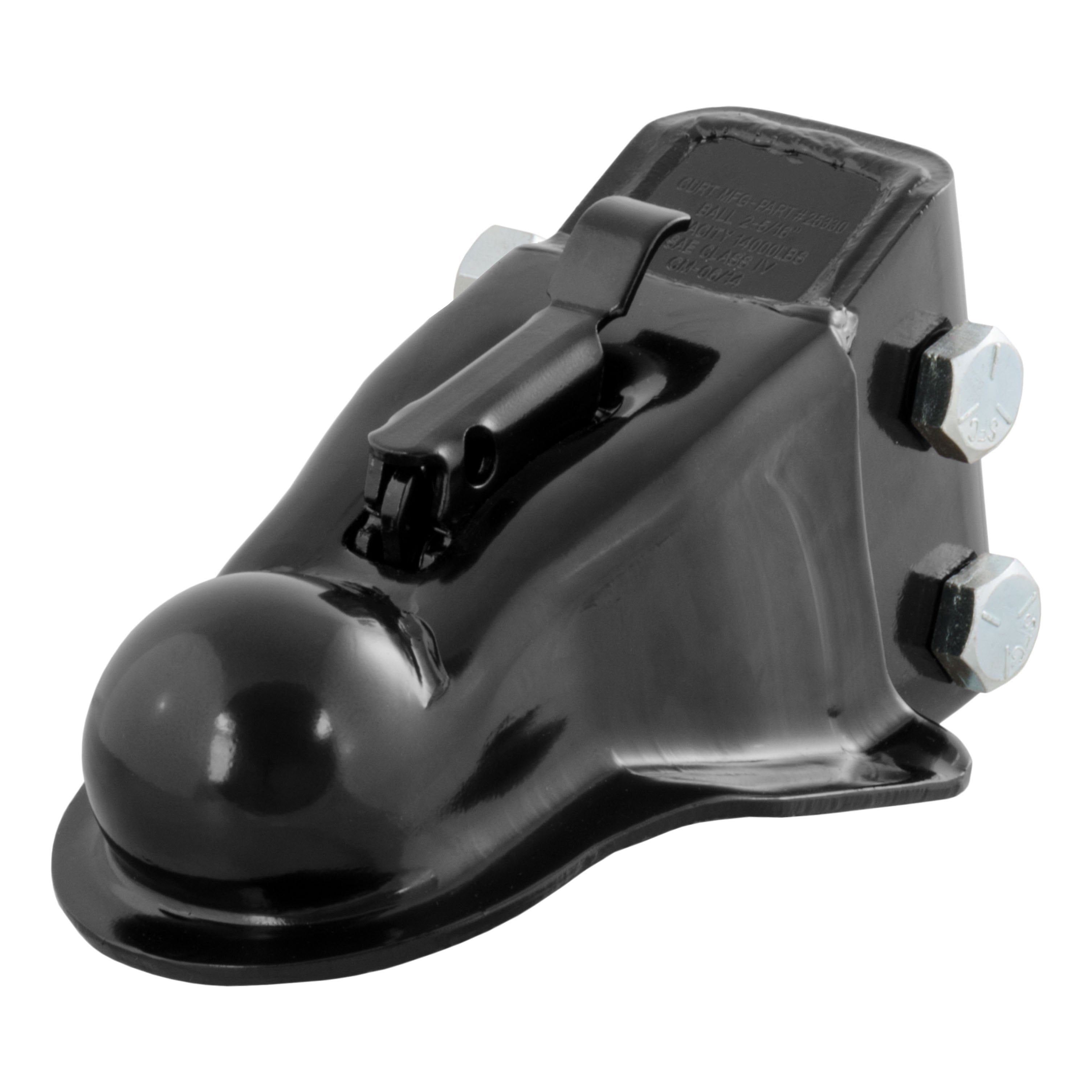 CURT Channel-Mount Adjustable Trailer Coupler, 2-5/16-Inch Hitch Ball, 14,000 lbs Model 25330