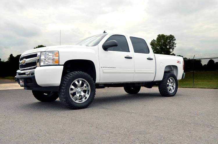 4.75 Inch Lift Kit Combo Red Silverado/Sierra 1500 4WD (07-13) Rough Country