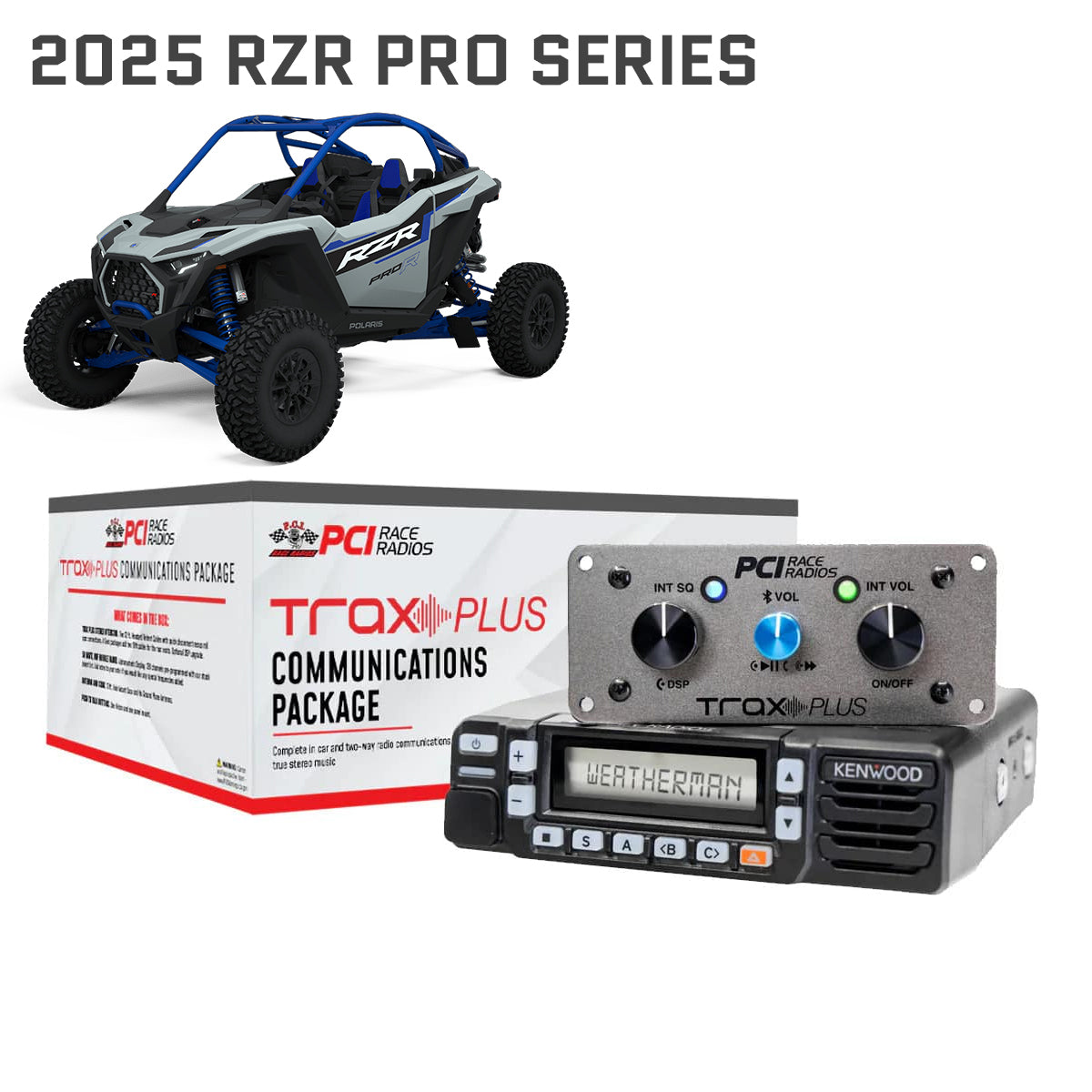 RZR PRO Series 2025 Trax UTV Communications Package