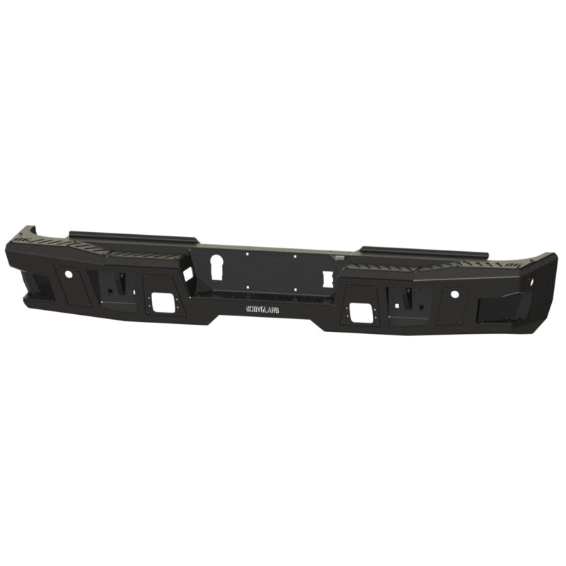 Bodyguard A2 Rear - Sensor Cutouts Light Cutouts Texture Black Powder Coat Model DFR19BYLT