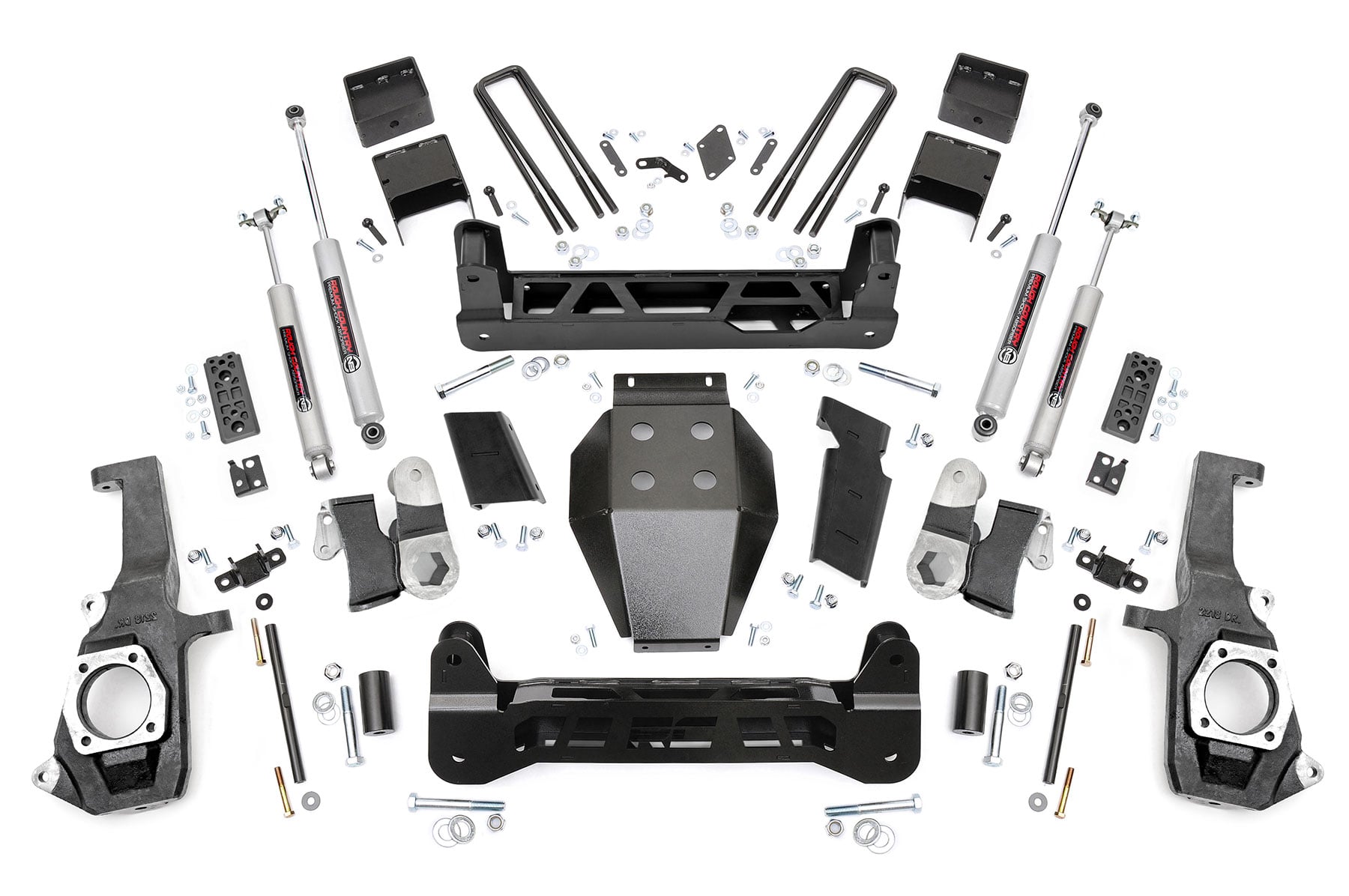 5 Inch Lift Kit NTD Silverado/Sierra 2500HD/3500HD (11-19) Rough Country