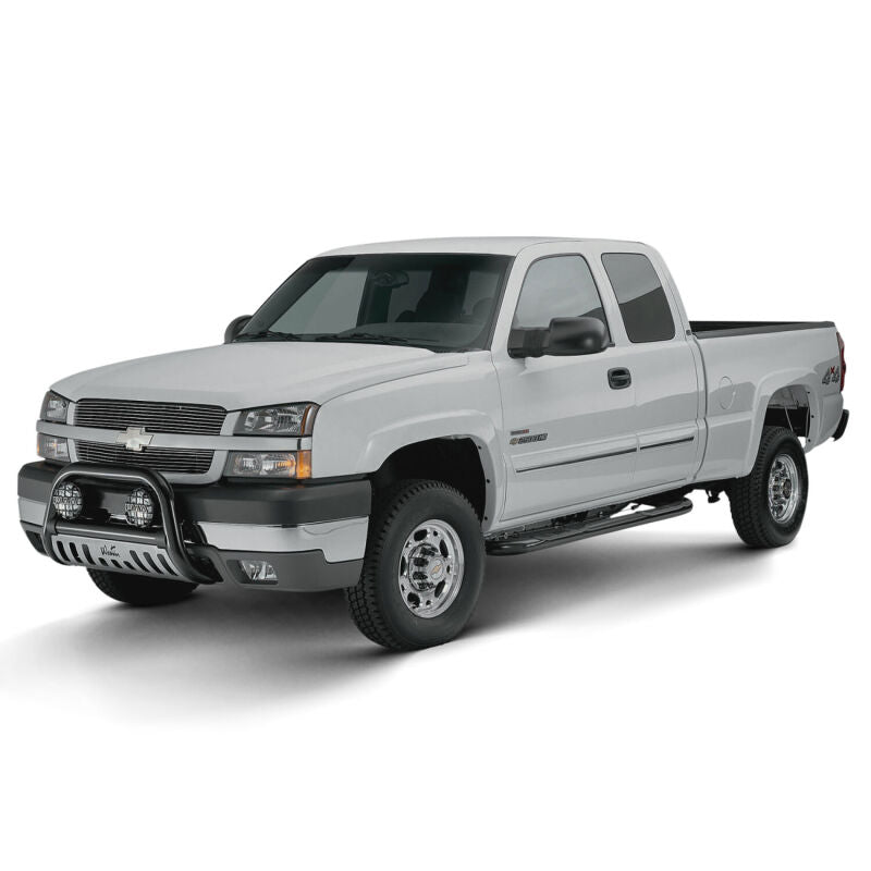 Westin 1999-2013 Chevy Silverado 1500 Crew Cab Signature 3 Nerf Step Bars - Black