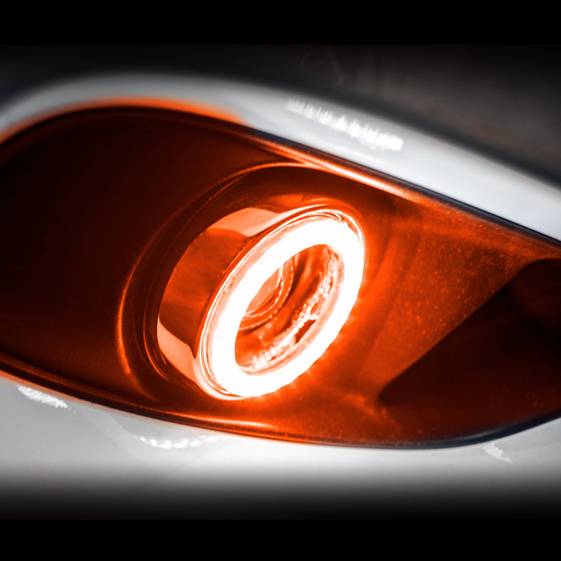 Oracle 99-13 Jeep Grand Cherokee Surface Mount LED Fog Light Halo Kit - Amber