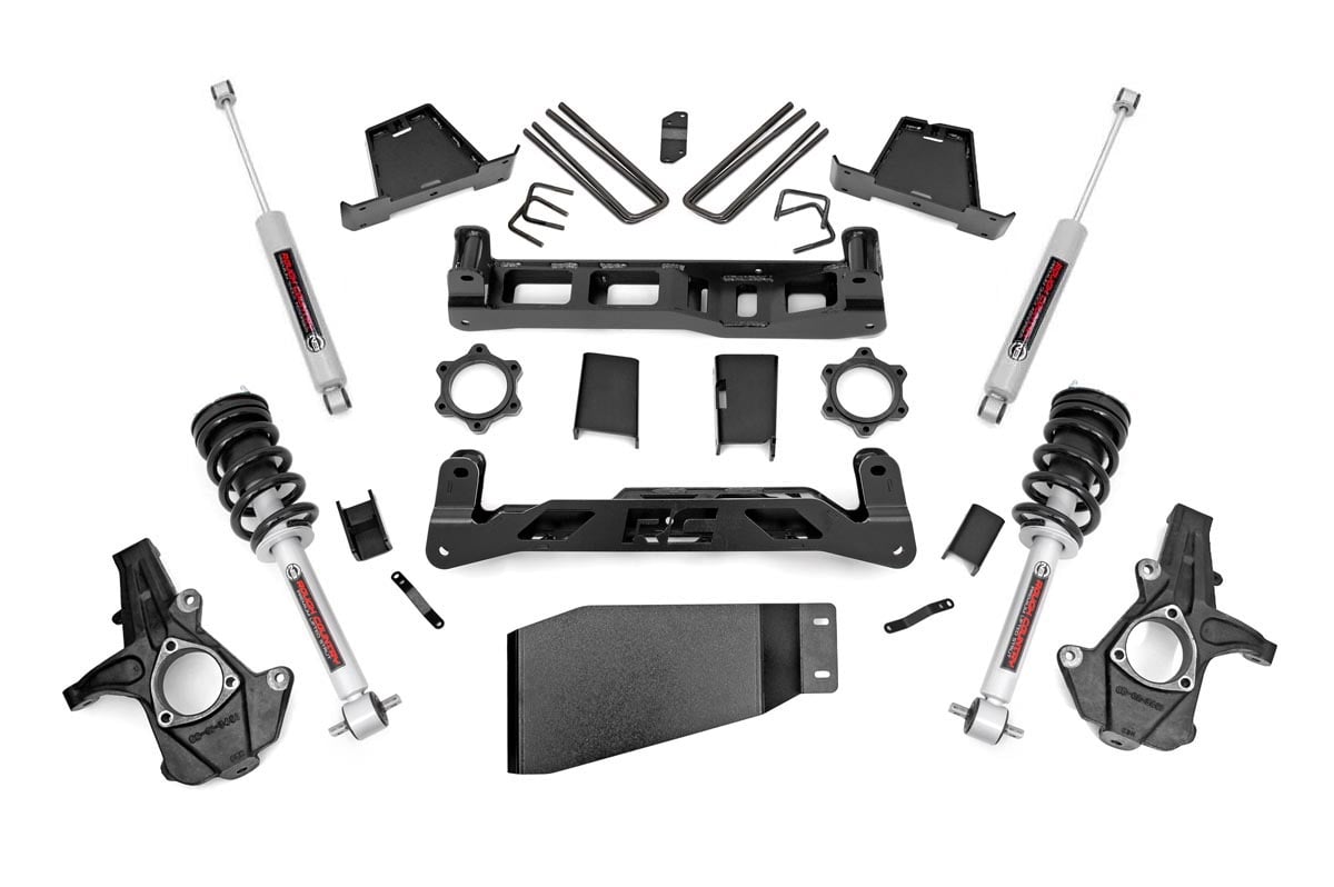7.5 Inch Lift Kit N3 Struts Silverado/Sierra 1500 4WD (07-13) Rough Country