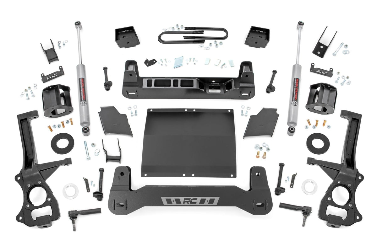6 Inch Lift Kit Mono Leaf Rear Diesel GMC Sierra 1500 2WD/4WD (25-26) Rough Country