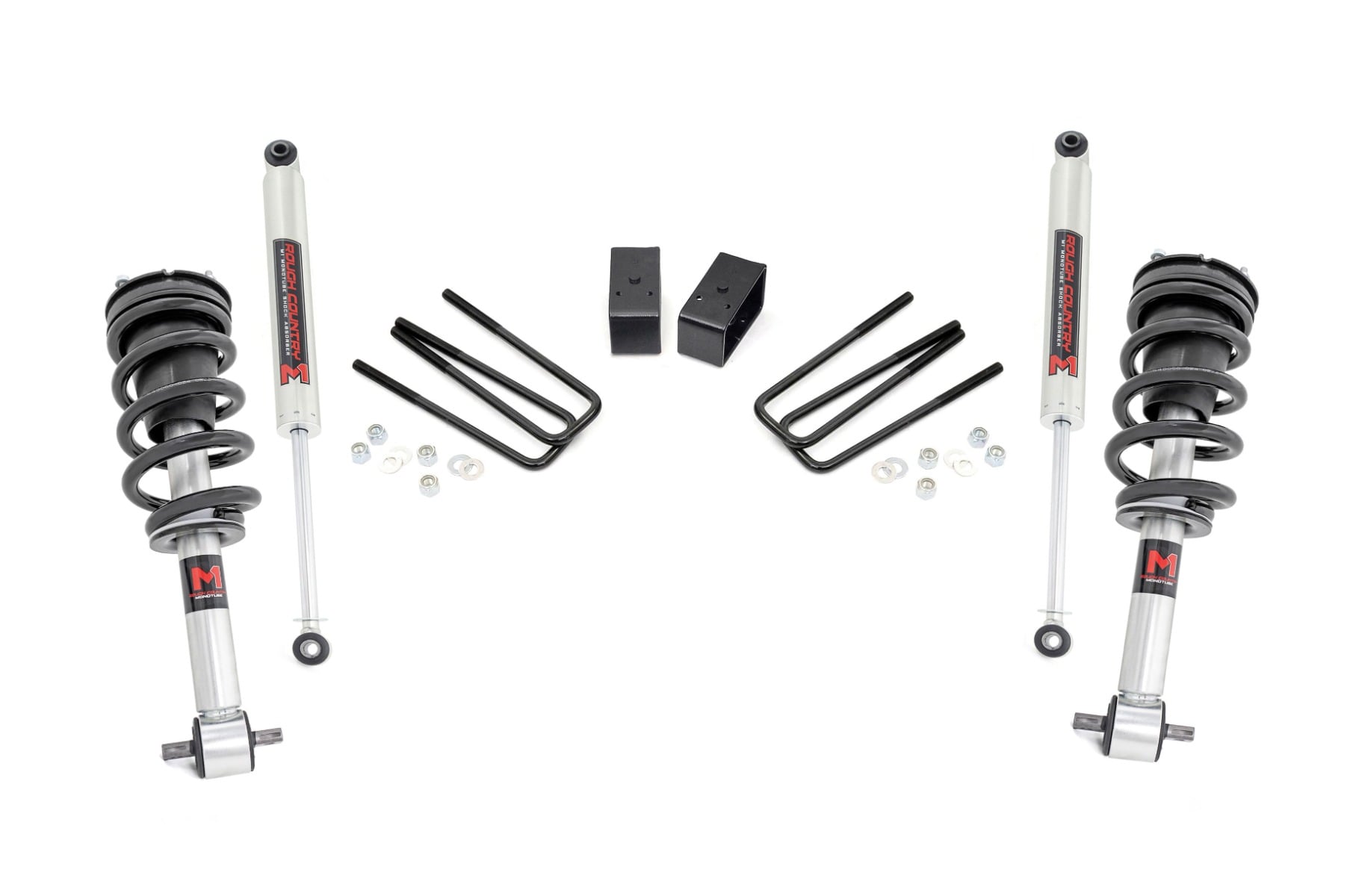 3.5 Inch Lift Kit M1 Struts Silverado/Sierra 1500 2WD (07-13) Rough Country