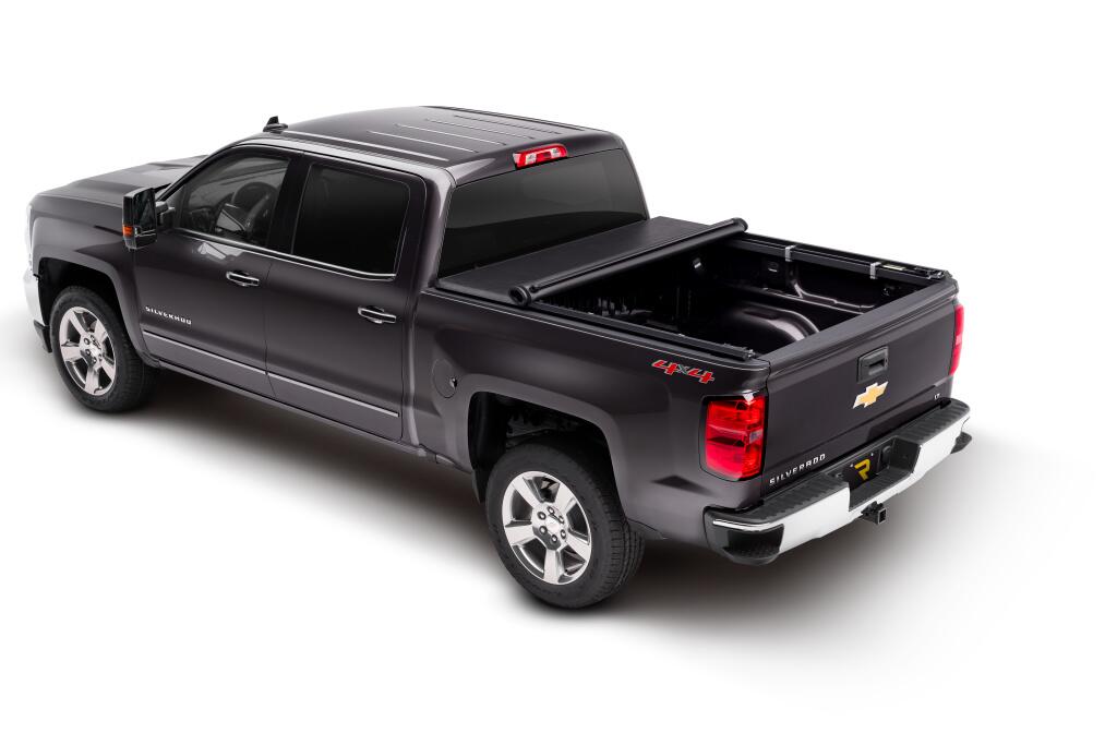 TruXport Tonneau Cover Black 2014-2018 (2019 Legacy/Limited) Silverado/Sierra 1500/2015-2019 2500 HD/3500 HD 6 Foot 6 Inch Bed Truxedo