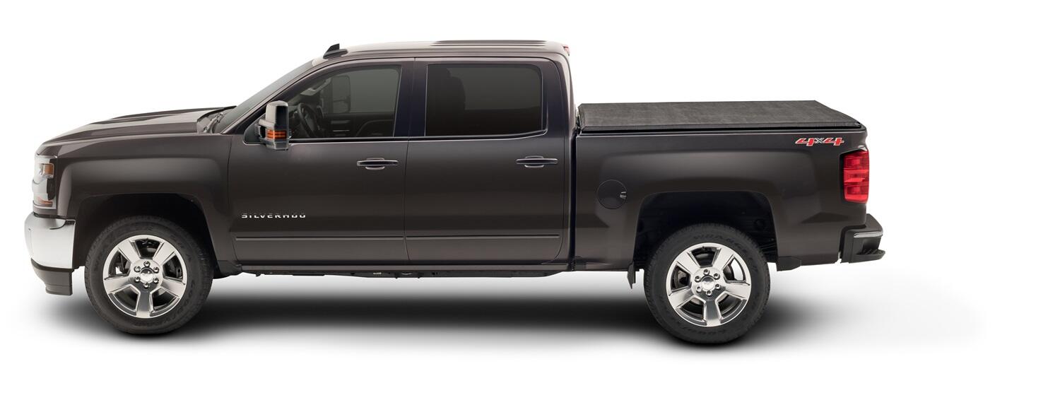 TruXport Tonneau Cover Black 2014-2018 (2019 Legacy/Limited) Silverado/Sierra 1500/2015-2019 2500 HD/3500 HD 6 Foot 6 Inch Bed Truxedo