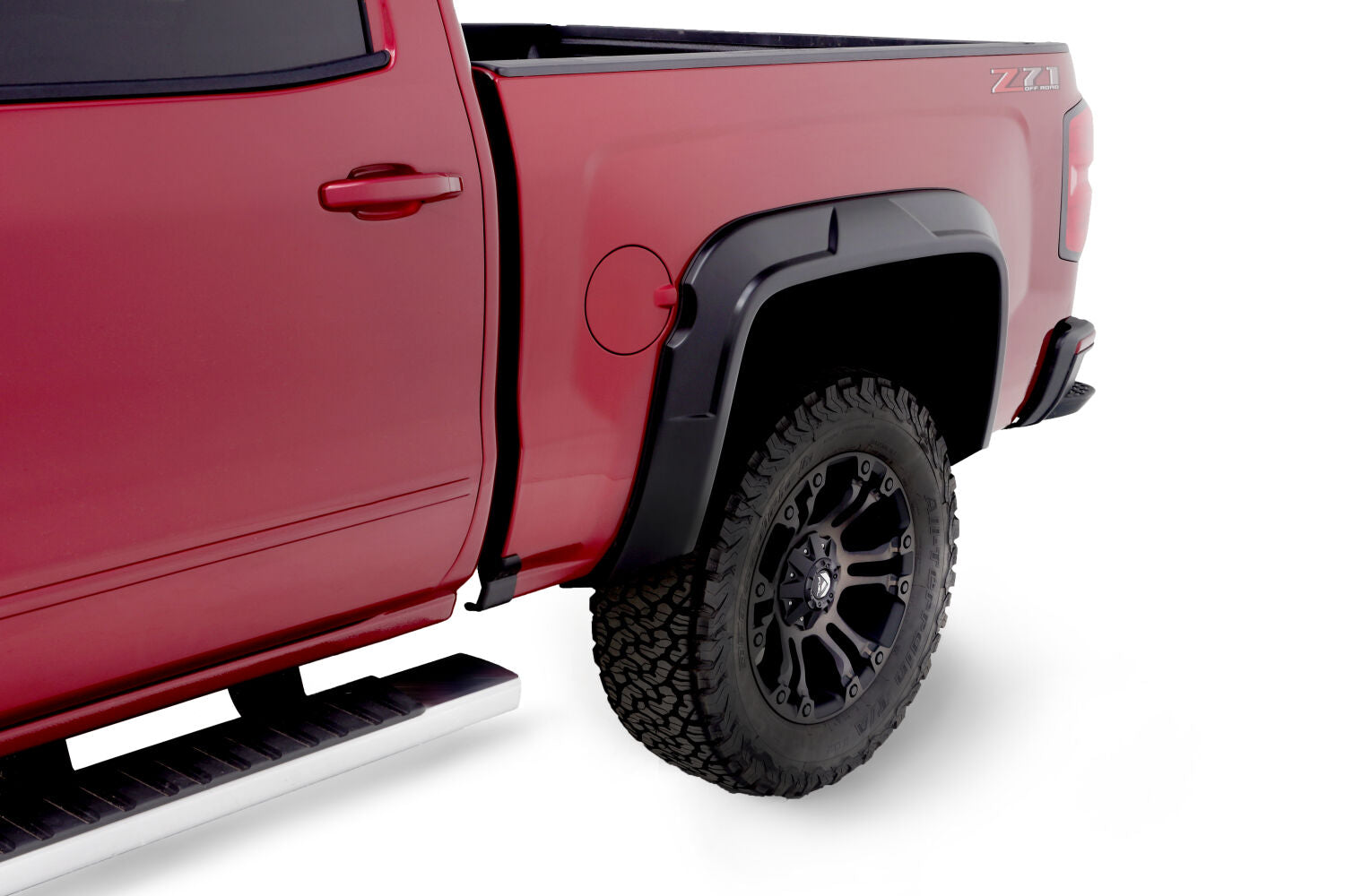 OE Style Fender Flares Black Smooth Finish 4-Piece Set For 2007-2011 Yukon Husky Liners