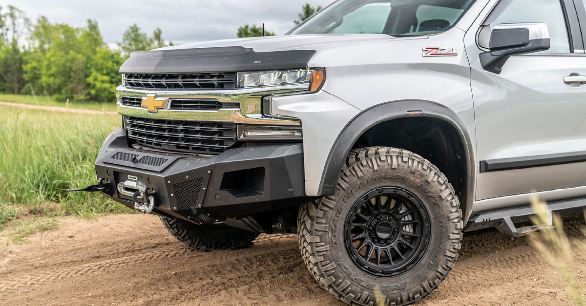 RVL Fender Flares Black Smooth Finish 4-Piece Set For 2019-2026 Silverado 1500 Husky Liners