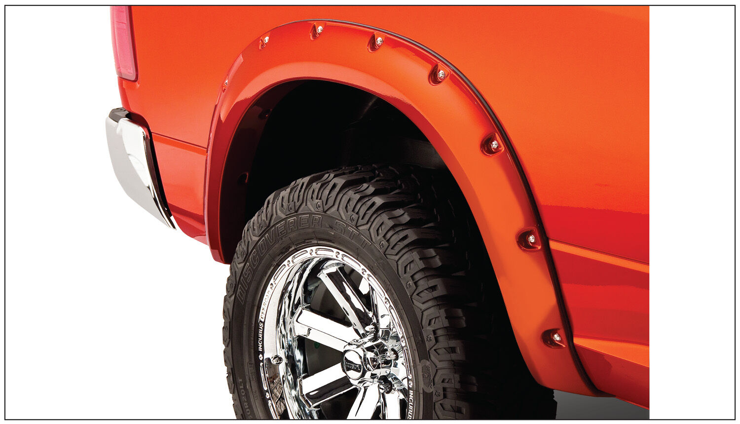 Pocket Style Fender Flare 4 PC Set For 2009-2024 Ram 1500, 1500 Classic Husky Liners