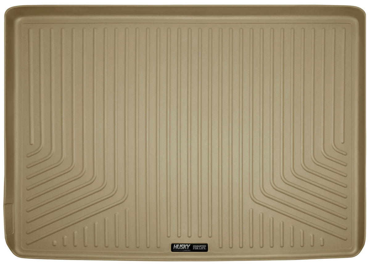 Weatherbeater Cargo Liner Behind 3rd Seat For 2015-2020 Escalade ESV, Suburban, Yukon XL Tan Husky Liners