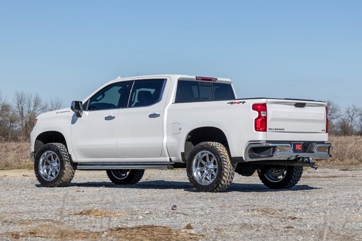 3.5 Inch Lift Kit Vertex/V2 Rear Mono Leaf Red Chevy Silverado 1500 (25-26) Rough Country