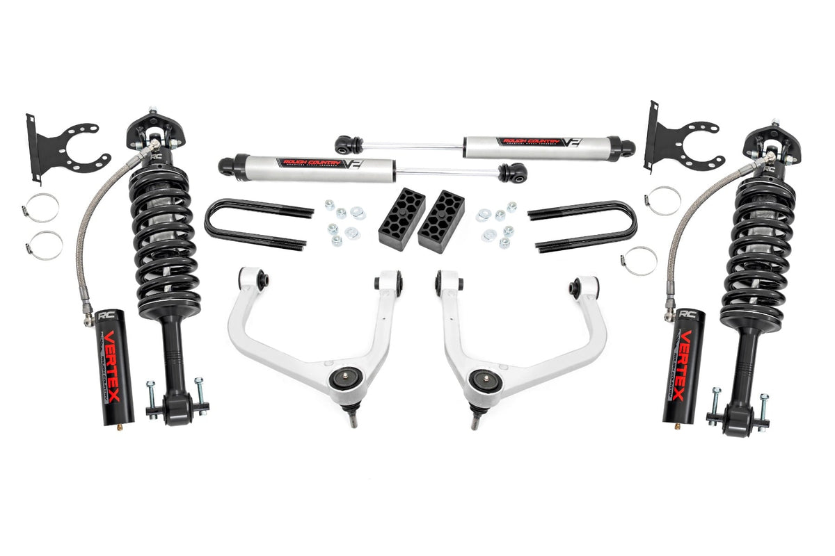 3.5 Inch Lift Kit Vertex/V2 Rear Mono Leaf Chevy Silverado 1500 (25-26) Rough Country
