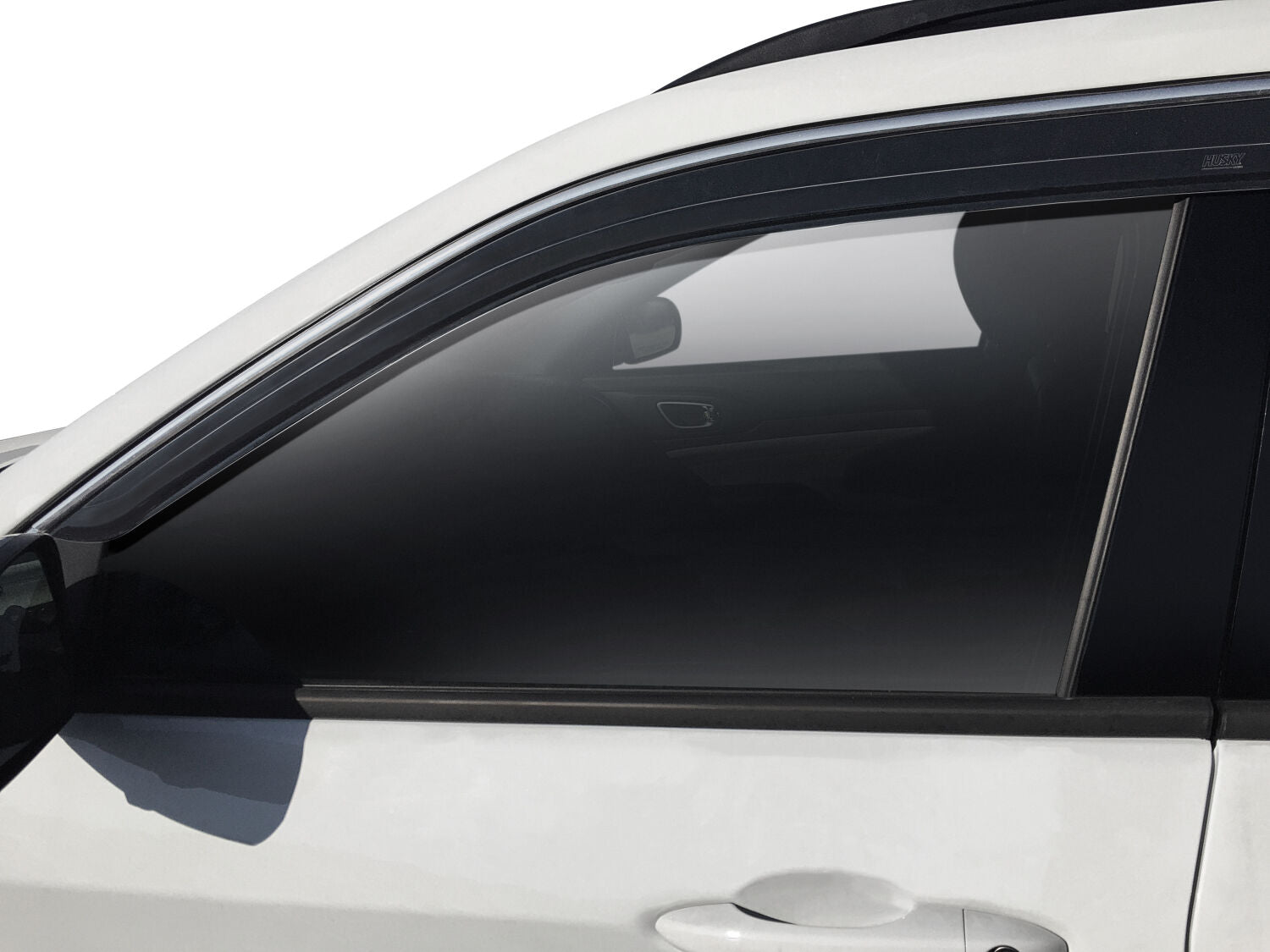 Low Profile Ventvisor Deflector Smoke Outside Mount 2 Piece For 1999-2007 Silverado 1500/1500 Classic/2500/2500 HD/2500 HD Classic/3500/3500 Classic Husky Liners