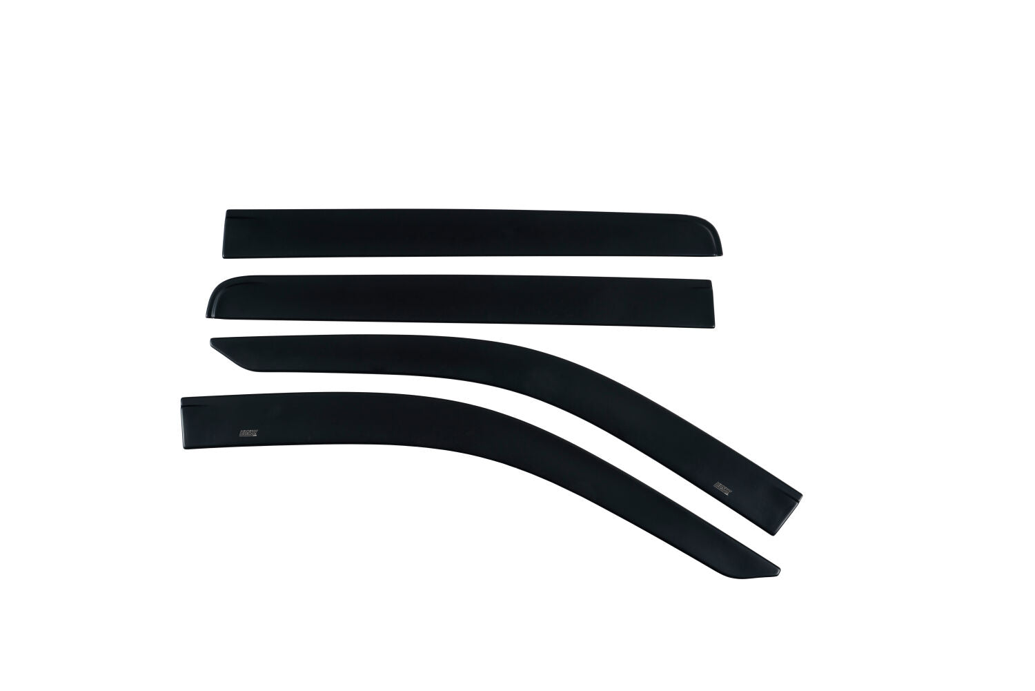 Low Profile Ventvisor Deflector Matte Black Outside Mount 4 Piece For 2005-2015 Tacoma Husky Liners