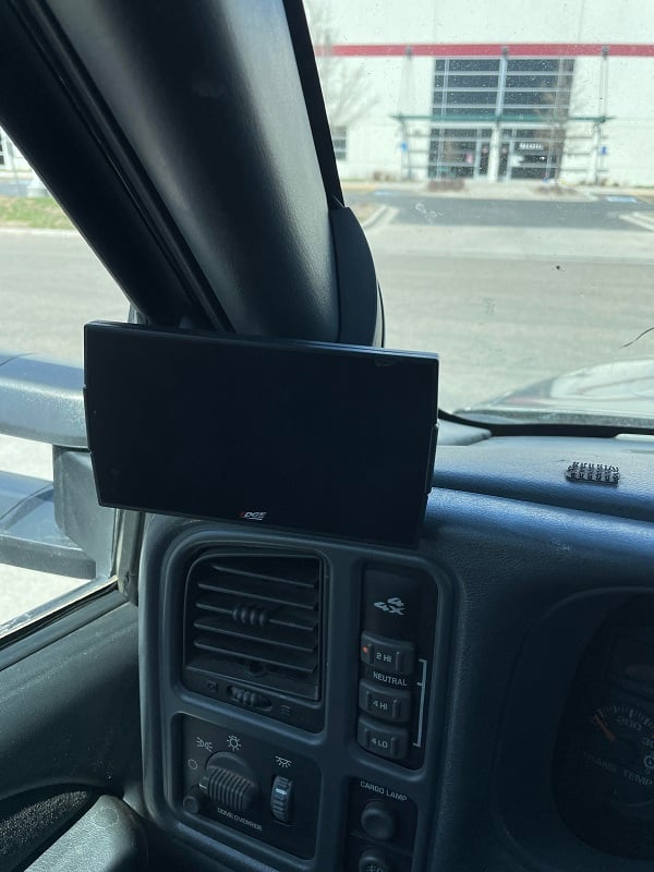 Edge CTS3 Pillar Display Mount 01-07 GM 6.6L Duramax LB7/LLY/LBZ