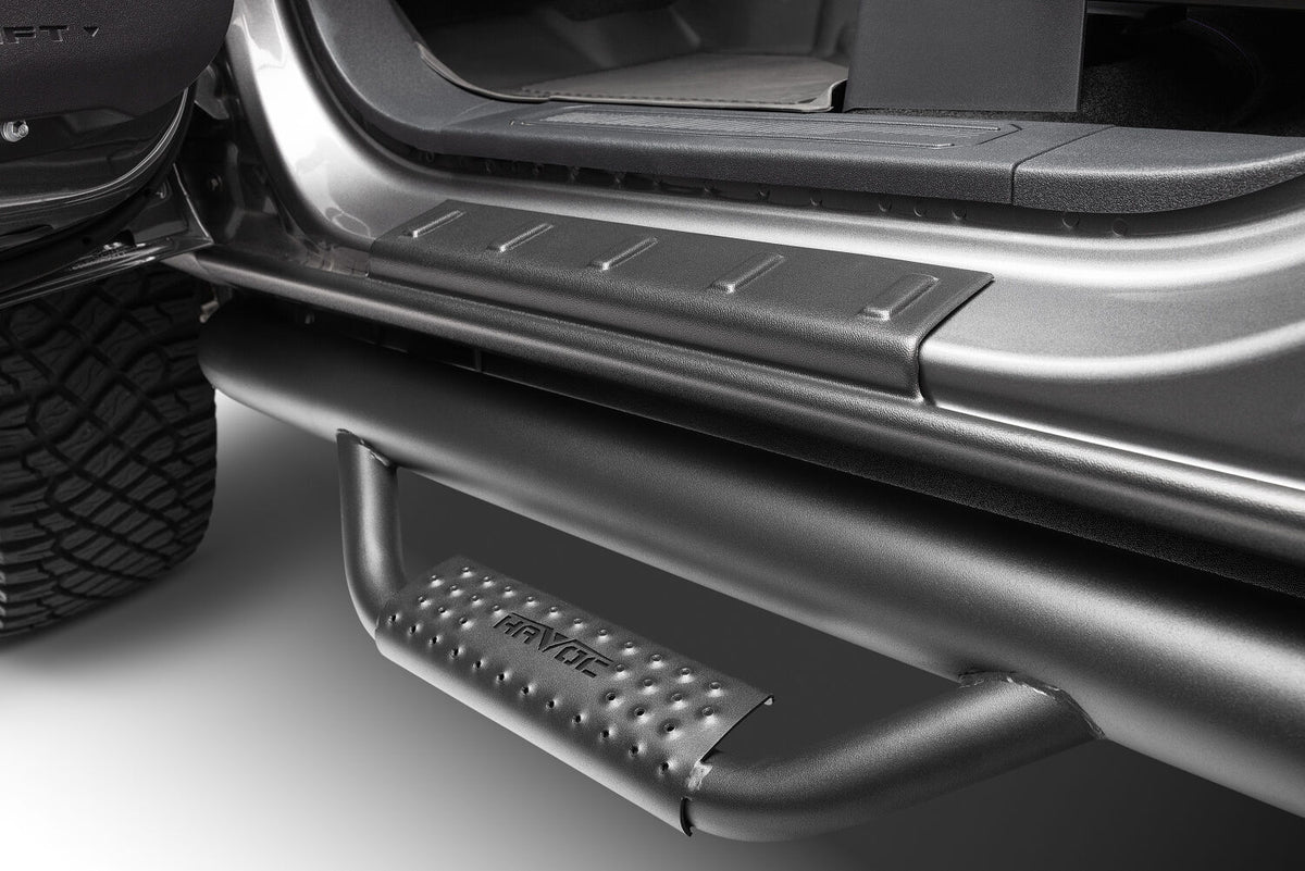 Trail Armor Rocker Panel Black, Incl. Side Panels/Sill Plate Cover For 2009-2014 F-150 Crew Cab Husky Liners
