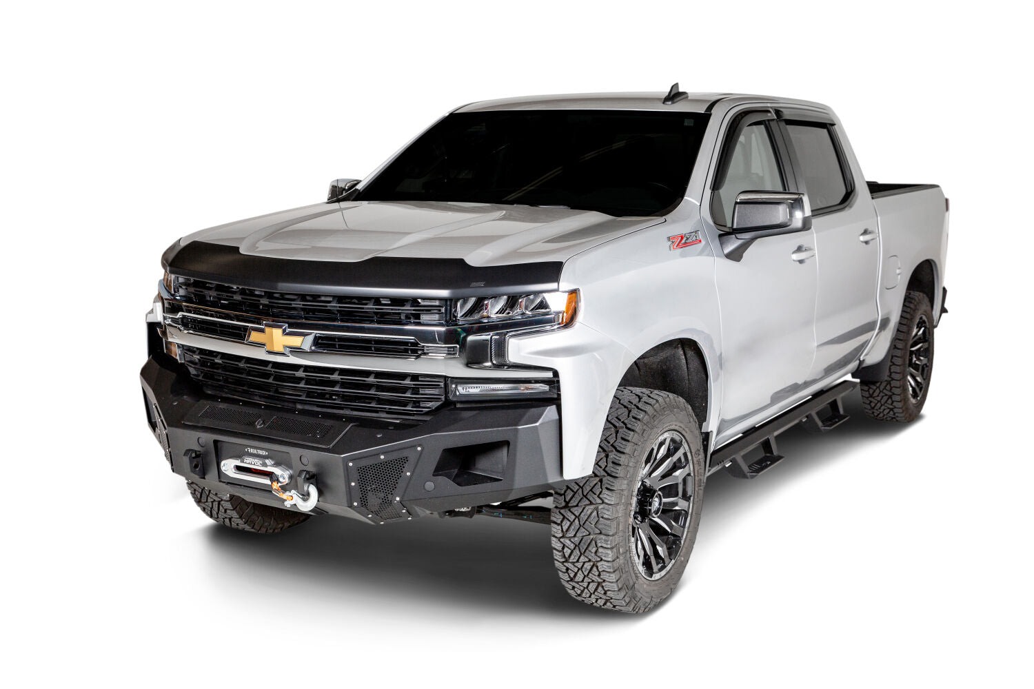 Aeroskin Hood Protector Matte Black Low Profile For 2015-2019 Silverado 2500 HD/3500 HD Husky Liners