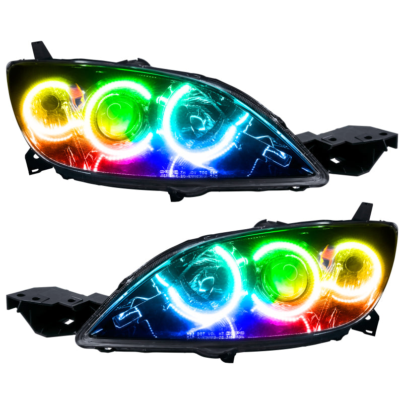 Oracle Mazda 3 04-09 Halo Kit - ColorSHIFT w/ BC1 Controller