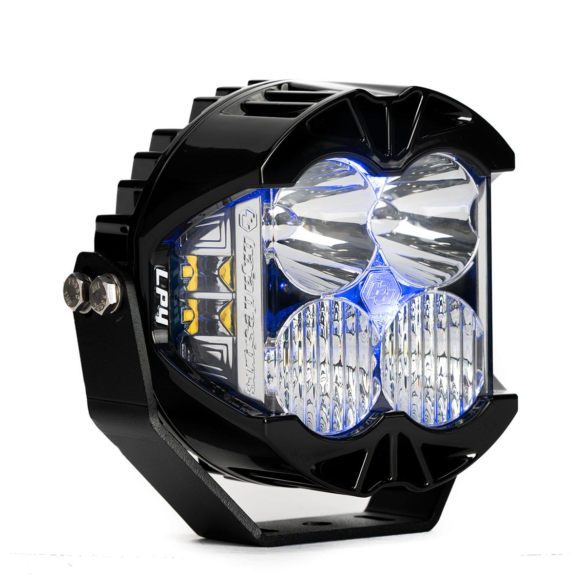 LP4 Pro LED Auxiliary Light Pod Light Pattern Driving/Combo Color Clear Backlight Baja Designs