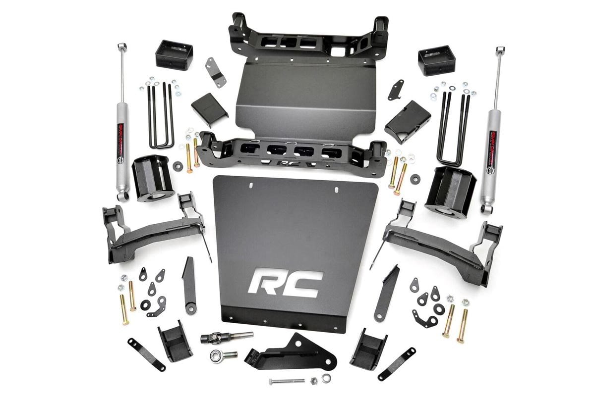 5 Inch Lift Kit Bracket Silverado/Sierra 1500 4WD (2014-2018 & Classic) Rough Country
