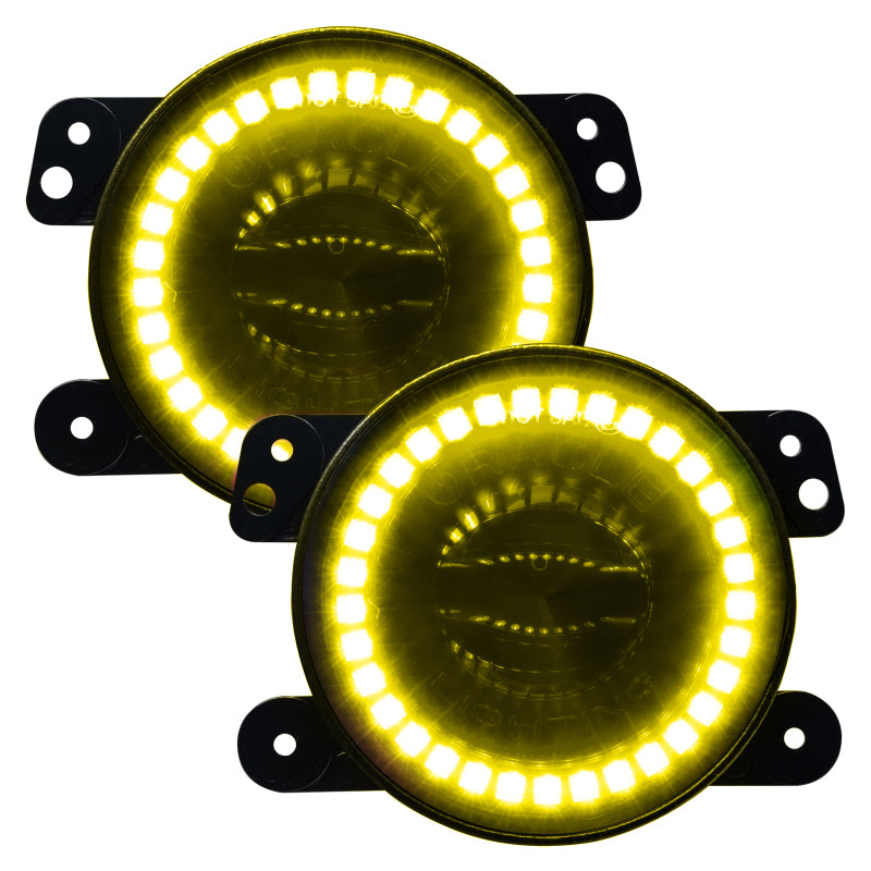 Oracle Jeep Wrangler JK/JL/JT High Performance W LED Fog Lights - w/o Controller