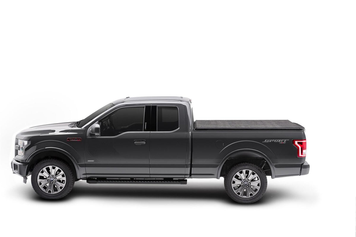 TruXport Tonneau Cover Black 2009-2014 Ford F-150 5 Foot 7 Inch Bed Truxedo