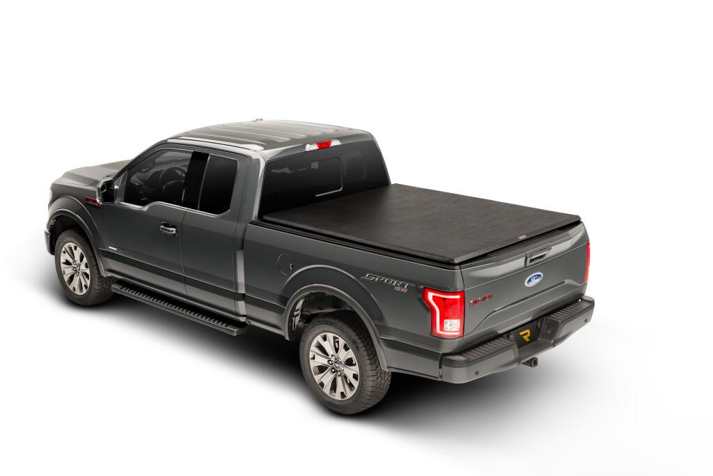 TruXport Tonneau Cover Black 2009-2014 Ford F-150 5 Foot 7 Inch Bed Truxedo