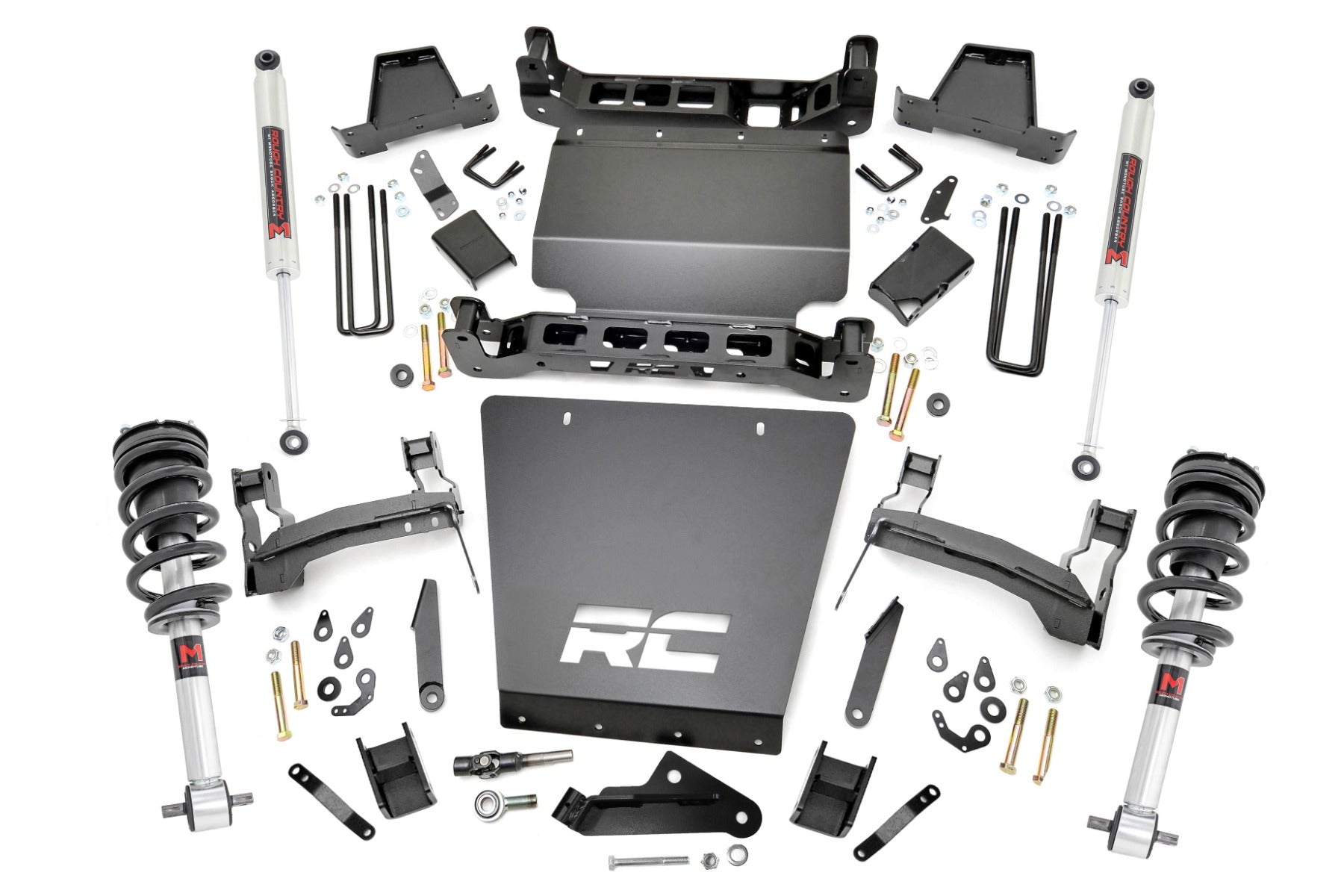 7 Inch Lift Kit Bracket M1 Struts/M1 Silverado/Sierra 1500 (14-16) Rough Country