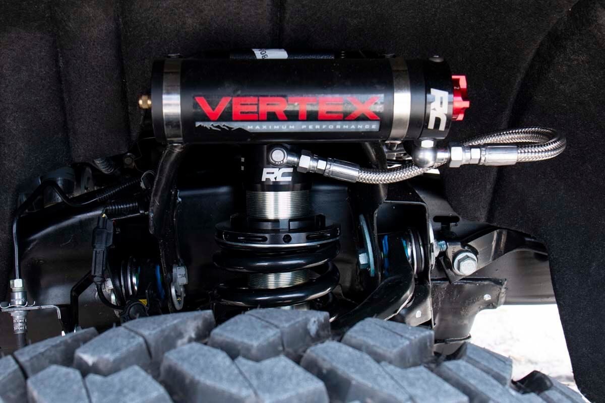 7 Inch Lift Kit Bracket Vertex/V2 Shks Silverado/Sierra 1500 (14-16) Rough Country