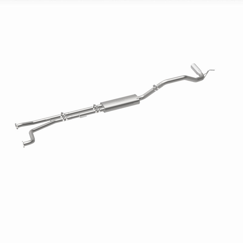 MagnaFlow CatBack 07-15 Nissan Titan V8 LGAS/LFLEX Single MF Polished Stainless Exhaust