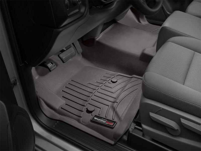 WeatherTech 14+ Chevy Silverado 1500 Regular Cab Front FloorLiner - Cocoa