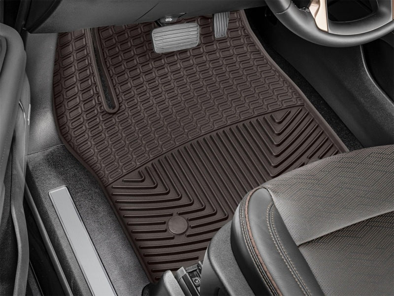 WeatherTech 2021+ Cadillac Escalade Front Rubber Mats - Cocoa