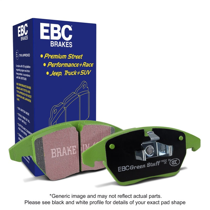 EBC 05-06 Infiniti QX56 5.6 (Bosch) Greenstuff Front Brake Pads