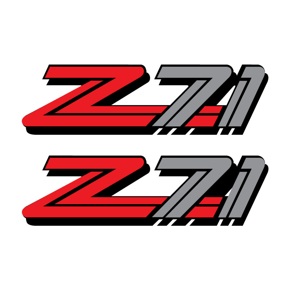 Z71 Offroad Decals Stickers for Chevy Silverado Z71 2001-2006 Bed Side 1500 2500