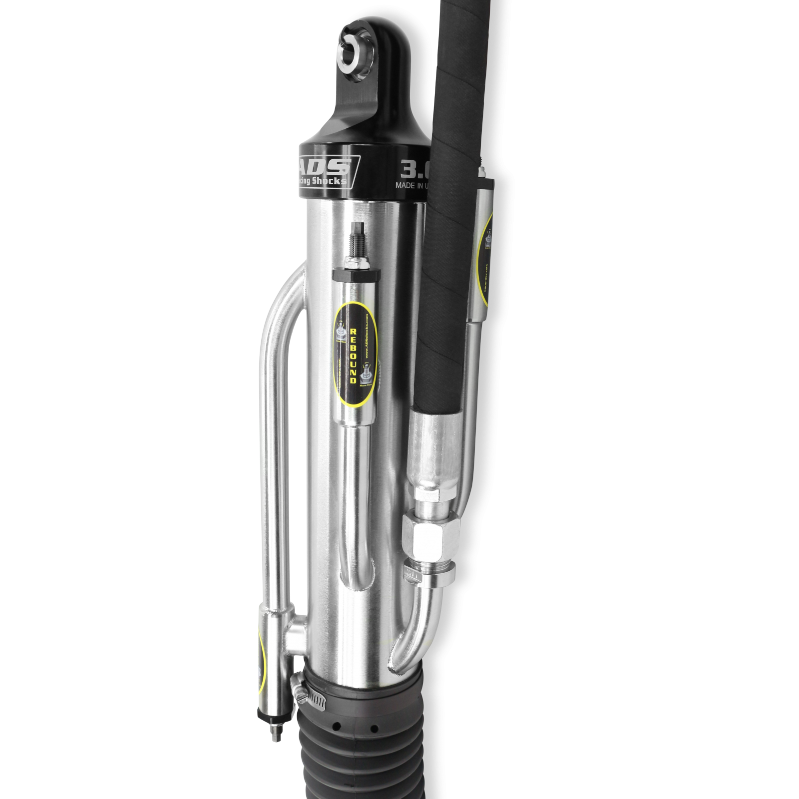 2017-2025 Ford F-150 Raptor Direct Fit 3.0 inch 4-Tube Bypass Reservoir Shocks Rear 19.45 Inch Collapsed 31 Inch Extended ADS Shocks